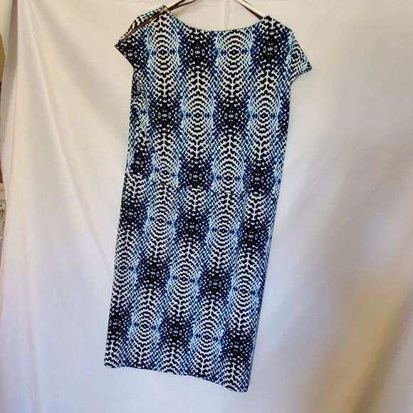 Worthington Dress Shades of Blue Sleeveless Stretchy, Size 1X - Picture 6 of 6